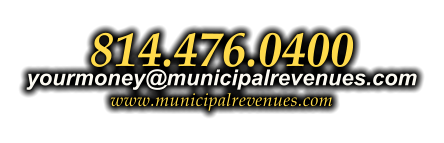 814.476.0400 yourmoney@municipalrevenues.com  www.municipalrevenues.com